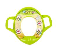 Kisangel Siège de Toilette pour Bébé, Réducteur Wc en Pvc Vert, Facile à Installer Laver, pour L'apprentissage Propreté, Salle de Bain