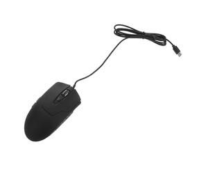 Kisangel Souris Filaire USB-c Noire 6 Boutons avec Éclairage LED Bleu pour Ordinateur Pc, Souris Gaming Ergonomique Haute Précision Compatible Multi-appareils, Câble 1,5 M, Accessoires