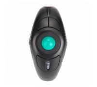 Kisangel Souris sans Fil USB à Trackball Ergonomique Télécommande Pouce Portable Souris Multifonction pour PC Portable et Bureau Noir