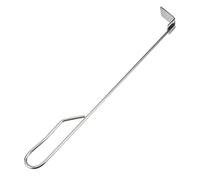 Kisangel Spatule à Griller en Acier Inoxydable Gril Râteau à Charbon Carboniser Grillage Outil De Charbon De Bois pour Barbecue Râteau à Cendres pour Poêle Fumeur De Charbon De Bois