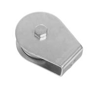 Kisangel Stainless Steel Flagpole Pulley Hardware Accessories Smooth Lifting Cable Swivel Roller Wheel for Schools and Businesses