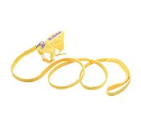 Kisangel Style pour et de Laisse en la Animal Petit Compagnie Peluche Courte Cou Jaune Dinosaure, Réduit Tension Promenade et L'entraînement