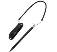 Kisangel Stylet Métallique pour Écran Résistif avec Pointe Abs Douce Corde à Ressort Anti-Perte et Support Fixe Stylo Tactile Compatible Téléphones et Dispositifs Résistifs