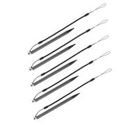 Kisangel Stylets pour Tablette Résistifs 5pcs avec Corde à Ressort, Haute Sensibilité et Précision, en Plastique et Aluminium, pour Créer en Voyage