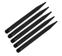 Kisangel Stylo Double Pointe 5 Pièces Stylet Tactile Plastique Noir Ergonomique sans Retard pour Tableau Interactif en Milieu Scolaire et Bureautique