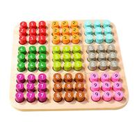 Kisangel Sudoku Bois Jeu de Société Éducatif Compact et pour Famille et Garçon Fille et Détente Matériau Naturel Sûr