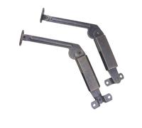 Kisangel Support à Ressort pour Armoire en Cuivre Antique, Bras Long, Lot de 2 Pièces, Ressorts de Fixation Robustes pour Coffre et Boîte en Bois, Accessoires Quincaillerie