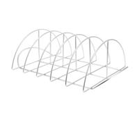 Kisangel Support De Barbecue en Acier Inoxydable Antidérapant pour Barbecue Extérieur Et Domestique Semi-Circulaire pour Cuisson Homogène Structure Stable Résistante à Haute Température