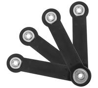 Kisangel Support de Bras pour Planeur Extérieur en Fer Noir, 0,31 Pouce | Quincaillerie de Remplacement, Fonctionnement Fluide, Résistance aux Intempéries, pour Bancs et Mobilier de Jardin