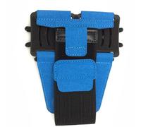Kisangel Support de Bras pour Téléphone Portable à Rotation 180°, Brassard Sport Grand Format Bleu, Sangle Réglable Compatible Course à Pied et Activités Plein Air, Accès Ports Charge