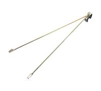 Kisangel Support de Drapeau en Acier Inoxydable Ajustable Cadre de Maintien Fixe, Écarteur de Mât pour Usage Extérieur et Événements Festifs, Pied Stable pour Balcon et Jardin