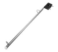 Kisangel Support de Mât de Drapeau Robuste en Acier Inoxydable 7/8 1 1/4 pour Bateaux de Plaisance et Vedettes Installation Simple