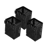Kisangel Support De Plantes Aquatiques Suspendu Panier De Culture Hydroponique pour Aquarium Décoration De Réservoir avec Pots Noir pour Aquaponie Et Croissance des Plantes Aquatiques
