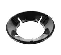 Kisangel Support De Poêle à Gaz Coupe-vent En Métal Noir, Anneau De Manique, Résistance Au Vent Et Économie D'énergie, Usage Domestique Et Professionnel,