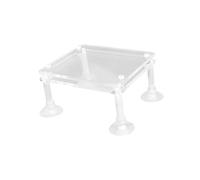 Kisangel Support De Pompe à Eau Air Pompe D'aquarium Pincettes pour Aquarium Pompe De Puisard Submersible Bouteille d'eau Réservoir Fontaine Animal De Compagnie Transparent Acrylique