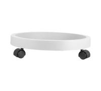 Kisangel Support De Pot À Fleurs Mobile avec Roues Châssis Rond pour Jardinière Base Roulante pour Intérieur Et Extérieur Plateau Aéré pour Pots De Fleurs