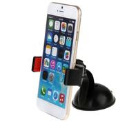 Kisangel Support de Téléphone Bras Rotatif à 360° Ventouse Pare-Brise pour Voiture Plateau Réglable en Abs pour Conduite Sécurisée et Navigation Facile