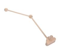 Kisangel Support en Bois Beige pour Mobile de Lit Bébé Fixation Solide et Porte Moustiquaire, pour Chambre D'garçon et Filles ou Nursery
