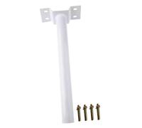 Kisangel Support Métallique pour Lampe Solaire Extérieur Bras de Fixation pour Lampadaire de Jardin et Rue et Décoratif Compatible avec Poteau Lumineux Installation Couleur Aléatoire