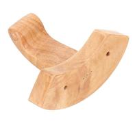 Kisangel Support Mural en Bois Massif pour Guitare Acoustique et Basse, Crochet Horizontal sans Perçage, Design Éléphant, Compatible Ukulélé et Violon, Système de Fixation Sécurisé et Gain