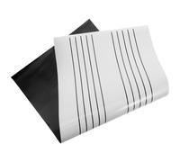 Kisangel Tableau Blanc Réutilisable en Caoutchouc Magnétique Portée Musicale Design Minimaliste pour Enseignants et Étudiants en Usage Domestique et Scolaire