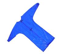 Kisangel Tablier Imperméable et Résistant à Huile à Manches Longues Unisexe Protection Épaisse PVC Transparent Vêtements de Travail Durables pour Boucherie Cuisine et Nettoyage S