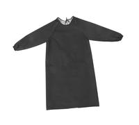 Kisangel Tablier Imperméable Manches Longues pour Hommes Résistant à Huile avec Poches Blouse de Travail Polyvalente pour Cuisine Ménage et Peinture Protection et Élégante Gris