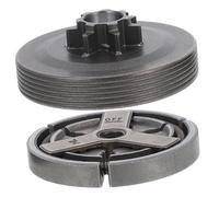 Kisangel Tambour D’Embrayage Renforcé Et Kit D’entraînement pour Tronçonneuse 52/5800 - Pièce Adaptable pour Tronçonneuse à Moteur Essence - Ensemble Pignon Et Roulement - Usage Jardinage Polyvalent