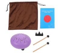 Kisangel Tambour Langue Acier Portable Notes Compact et Instrument de Percussion pour Méditation Yoga et Création Musicale Adapté Débutants et
