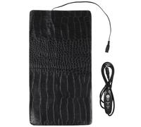 Kisangel Tapis Chauffant pour Animaux Câble USB 3 Niveaux de Chauffage en Fibre de Carbone Noire Imperméable et Résistant à l'usure Accessoire Chauffant pour Niche et Usage Hivernal