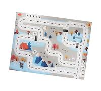 Kisangel Tapis De Jeu Puzzle Transport Pour Bébé Et Garçon Et Filles, Tapis D’éveil Éducatif Souple En Matériau Sûr, Motif Circuit Routier, Pour Jeux D’intérieur Et Éveil Sensoriel,