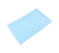 Kisangel Tapis de Lit pour Animaux Portable en Polyester Bleu, Coussin Chaud et Confortable pour Cages de Chien et Voyages
