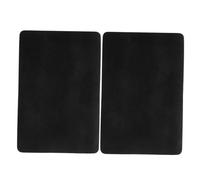 Kisangel Tapis de Magicien en Tissu Noir 2pcs, Portable et Réduit la Réflexion Lumière, pour Routines et Jeux de Cartes en Gros Plan