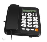 Kisangel Téléphone Fixe Filaire Classique Bureau et Maison avec Affichage Appelant Fonctions Rejet et Transfert Appel Design Stable et Ergonomique Numérotation Claire et Confortable