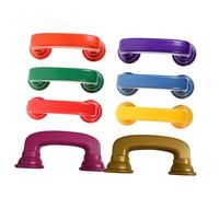 Kisangel Téléphones Chuchoteurs Colorés pour Tout-Petits, 8 Pièces, Jouet Éducatif en Abs, Stimulation Motricité Fine Et Reconnaissance des Couleurs, Jeu D'éveil en Plastique Classe