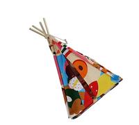 Kisangel Tente pour Oiseaux Lit De Couchage Perroquets D'Été Perruches Nidification en Extérieur Hamac pour Oiseaux Petit Hamac Suspendu Tente Tipi Tente pour Perroquet Maison