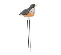 Kisangel Testeur Humidité Créatif avec Alarme et Oiseau Résine Indicateur Arrosage pour Plantes Intérieur Jardin Design Noir