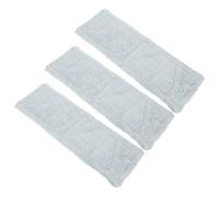 Kisangel Tête de Balai de Nettoyage en, Chiffon de Rechange en, 3 pièces, Usage Humide et Sec, Vert Clair, pour Balai Vaporisateur Lave-Sol