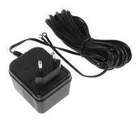 Kisangel Transformateur de Sonnette Clignotante 24V 500mAh, Adaptateur Mural pour Sonnette Vidéo, Plastique Noir, Câble Linéaire 5/8 m, Compatible Systèmes Domestiques Variés