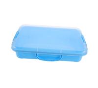 Kisangel Tray with Lid Multifunctional Storage Box for Creative Play and Motor Skills Development for Home and Preschool Activities