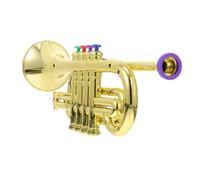 Kisangel Trompette Plastique pour Garçon Fille Instrument de Musique Simulé Jeu Éducatif Créatif pour Garçons et Filles Surface Lisse et Solide Développe la Créativité Musicale