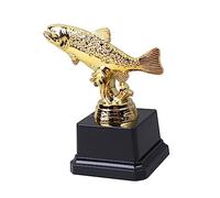 Kisangel Trophée Plastique Forme De Poisson pour Garçon Fille Récompense Idéale pour Concours Et Événements Sportifs Trophée Et Honorifique pour Garçons Et Filles