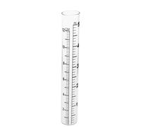 Kisangel Tube à Essai Verre Plat Échelle Pluviomètre pour Jardin Mesure de Pluie Précise pour Agriculture et Recherche Climatique