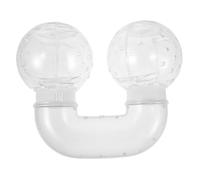 Kisangel Tunnel pour Hamster DIY Transparent Tube Modulaire pour Petits Animaux Lapin Chinchilla et Lapinets Kit de Jeu et Exploration Facilitant Observation et Activité