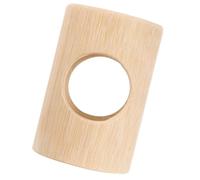 Kisangel Tunnel pour Hamster en Bambou Naturel Jouet Tunnel pour Hamster Résistant Grand Tube en Bambou Aire De Jeu Et Cachette Adapté Aux Petits Rongeurs