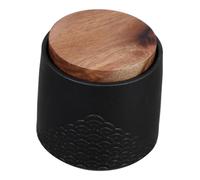 Kisangel Urne pour Animaux De Compagnie Cuve De Crémation Familiale Urnes en Céramique Chien Urnes pour Cendres Petit Souvenir De Cendres Urnes Funéraires pour Chiens Mini Urne en Bois