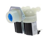 Kisangel Vanne Admission Eau Double pour Machine à Laver Tambour Valve Nylon Compatible de Rechange Lave-linge Automatique Installation Facile et Fonction Fiable