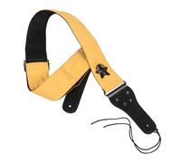 Kisangel Vintage Guitar Strap Large Padded Shoulder Band For Acoustic Electric And Bass Guitars With Two Picks Denim Music Accessories
