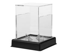 Kisangel Vitrine Plastique Transparent pour Baseball avec Base Boîte de Rangement Compacte et Pratique pour Affichage de Collections