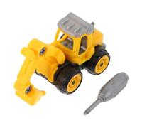 Kisangel Voiture DIY Plastique Véhicule Ingénierie Démontable avec Structure Mécanique Mobile sans Pile pour Garçon Fille Garçons et Filles